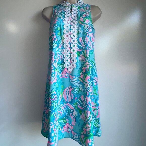 Lilly Pulitzer Dresses & Skirts - Lilly Pulitzer Jane Sleeveless Shift Dress Size 00